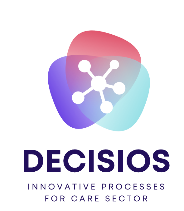 Logo Decisios, innovative processes for care sector